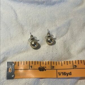 Elegant Golden Stud Earrings